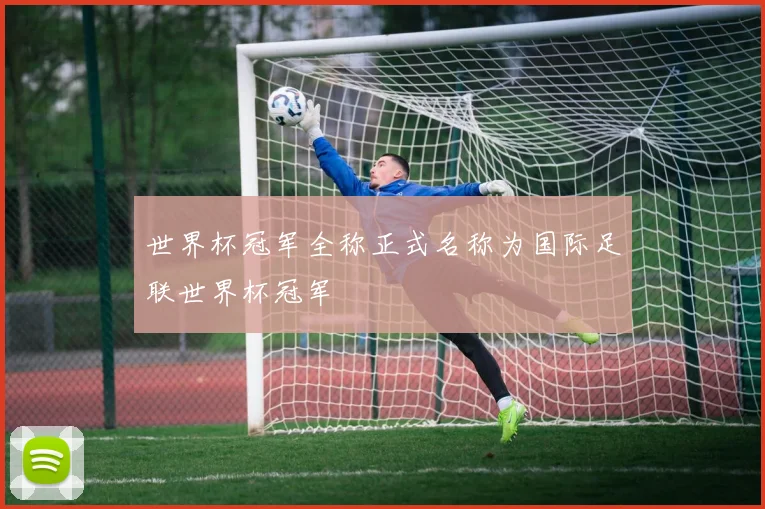 世界杯冠军全称正式名称为国际足联世界杯冠军
